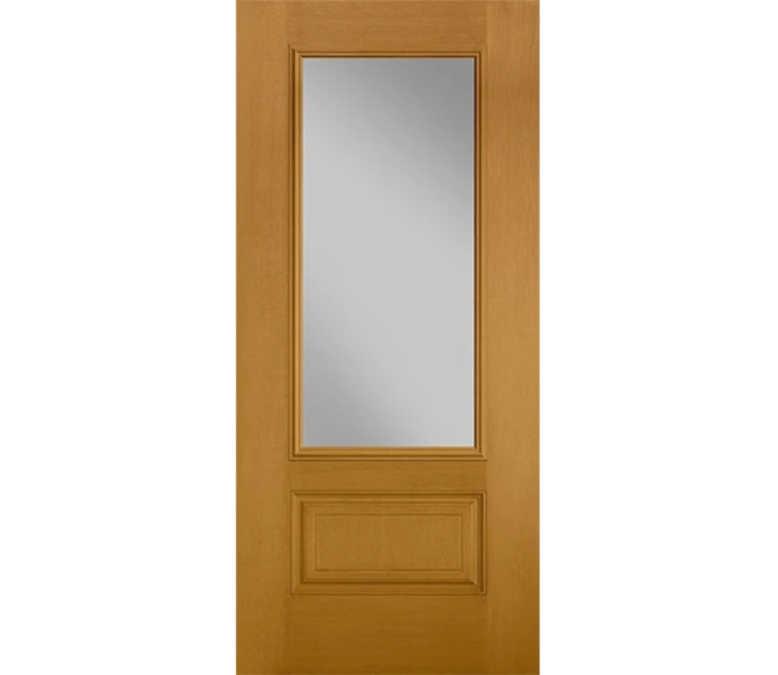 Fort Worth Three Quaters light Fiberglass Entry Door